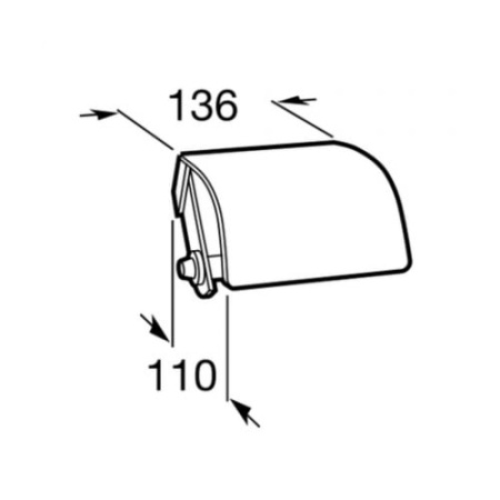 Держатель  туалетной бумаги Roca Hotels Classic 815437001