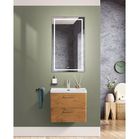 Тумба под раковину BelBagno Due DUE-500-2C-SO-RN-P без ручек, Rovere Nature