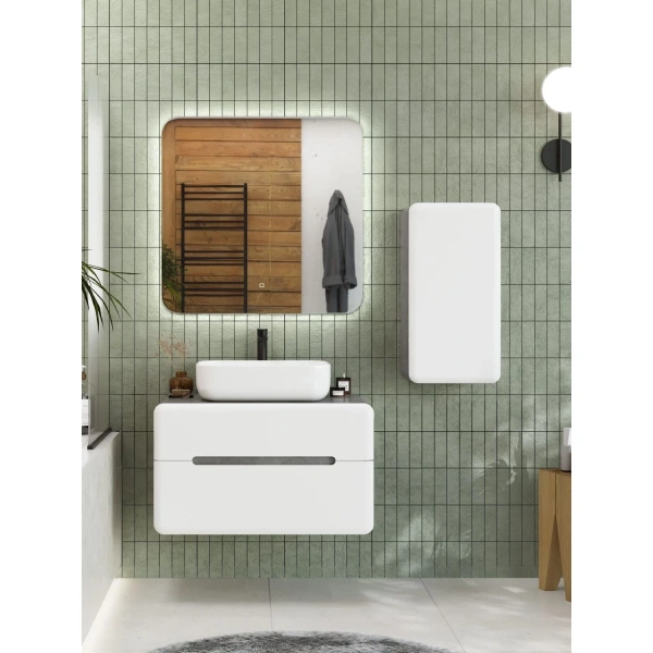 Шкаф подвесной Art&Max Genova AM-Genova-700-1A-SO-LN