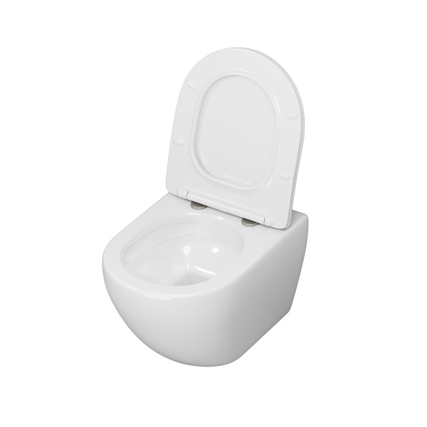 Унитаз подвесной безободковый Grossman  GR-4457SQ с сиденьем микролифт