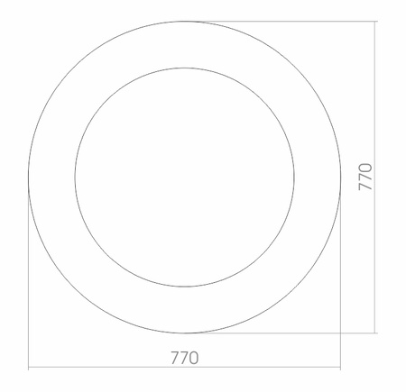 Зеркало (77х77) Silver Mirrors  Солярис ФР-00001432