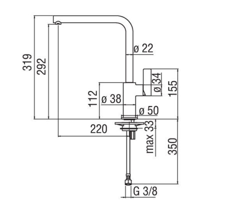Смеситель для кухни Nobili Flag FL96133CR