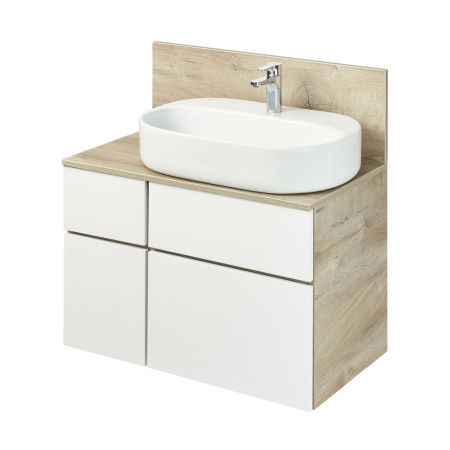 Тумба с раковиной Aquaton Мишель 80 1A2445K1MIDU0