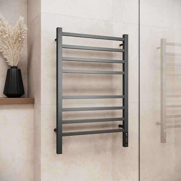 Полотенцесушитель электрический (50х80) П8 Terminus Ватикан 4670078563354 графит