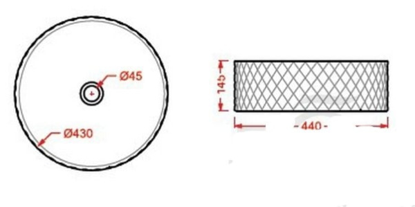 Раковина Artceram Rombo OSL009 01 57 pl