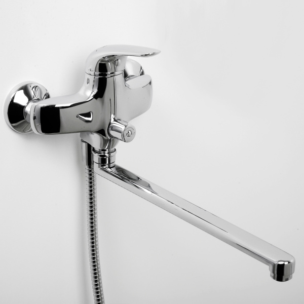 Смеситель для ванны с длинным изливом WasserKRAFT Rossel 2802L Смеситель для ванны с длинным изливом WasserKRAFT Rossel 2802L