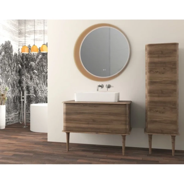 Тумба под раковину Cezares Idra 55808  подвесная, Noce