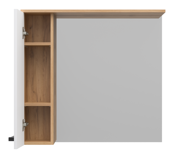 Зеркало-шкаф (80х75) Misty Крафт 80 левый П-Кра-02080-011Л