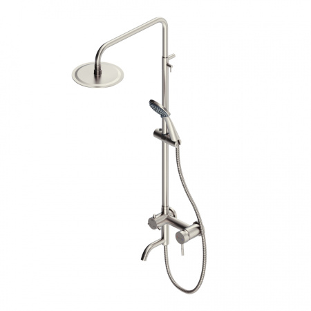 Душевая система с изливом Dorff Logic D0703000SS