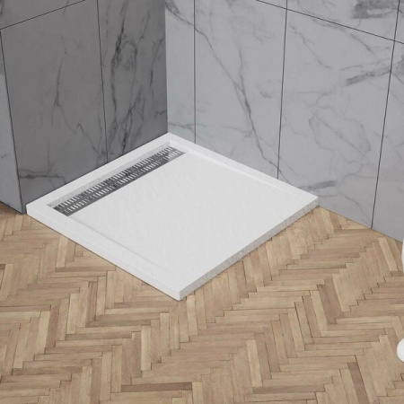 Душевой поддон (80х80) Belbagno Tray TRAY-BB-DUE-A-90-4-W0 без сифона