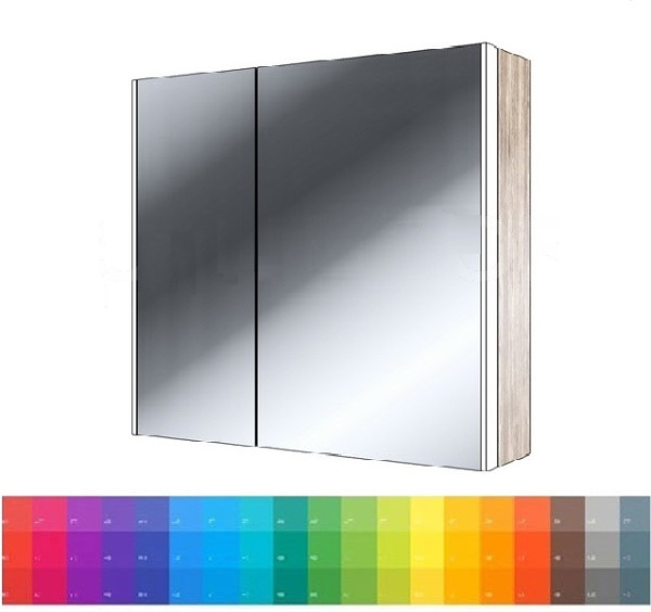 Зеркальный шкаф 100 Астра-Форм универсальный 100*70*17 ЦВ RAL