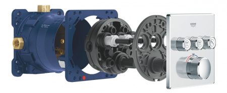 Термостат для ванны с душем 3 источника Grohe Grohtherm SmartControl 29126 000 (29126000) хром