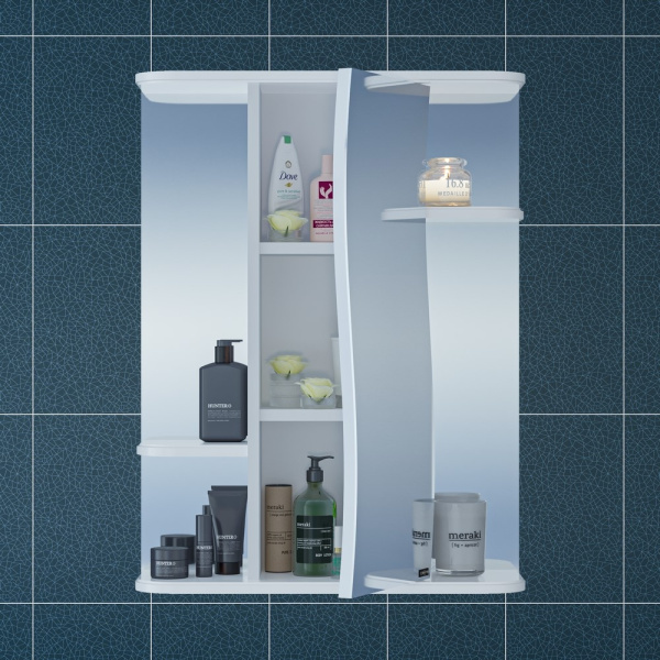 Зеркальный шкаф (55х77)  СаНта Лира 55 101052