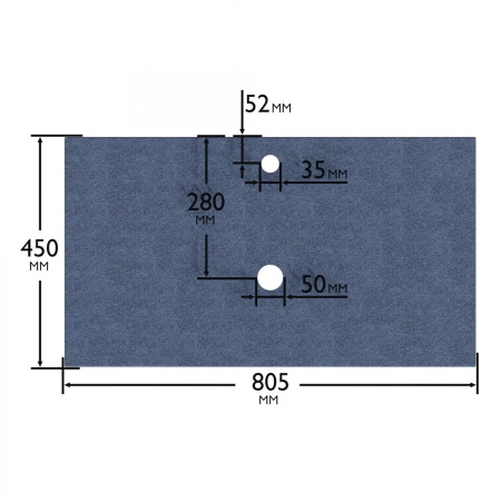 Столешница под раковину СанТа 80 900153