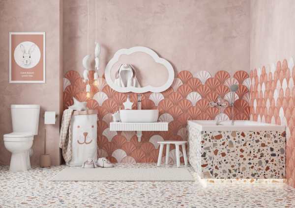 Зеркало (77,5х52,2) Aquaton Каспер Мишка 1A283602CRE20 