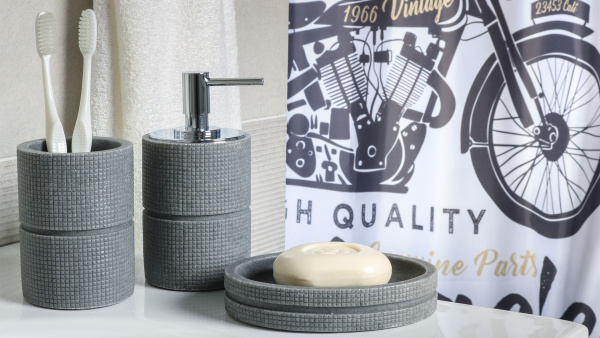 Стакан для зубных щеток FIXSEN NERO FX-240-3