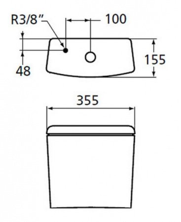 Бачок Ideal Standard Active T421601