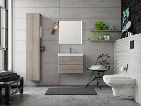Комплект Cersanit CITY CO DPL EO slim + LINK PRO + ESTETICA пластик белый с рамкой хром 64277