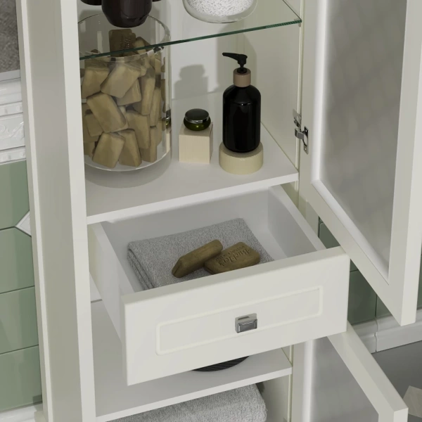 Пенал Opadiris Омега, цвет слоновая кость, правый, 00-00001617