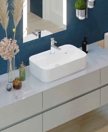 Раковина Sanita Luxe INFINITY SHELF (60х36) INF60SLWB01SH