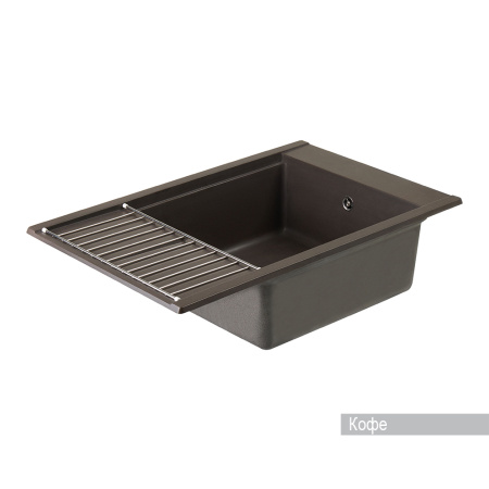 Кухонная мойка Aquaton Делия 78 1A715132DE280 кофе