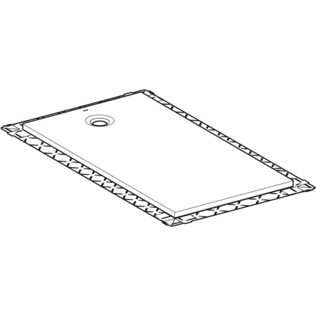 Прямоугольный душевой поддон Geberit Olona 550.928.00.1