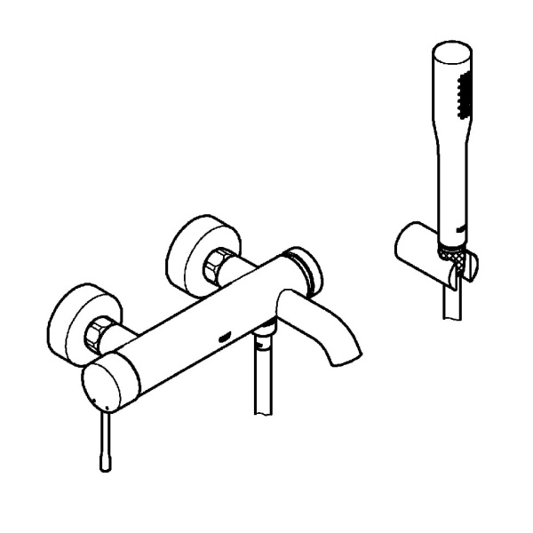 Смеситель для ванны Grohe Essence 25249 001 (25249001)