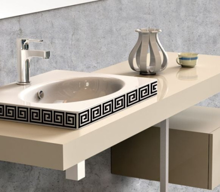 Раковина встраиваемая Sanita Luxe Next Greek NXT60SLWB11