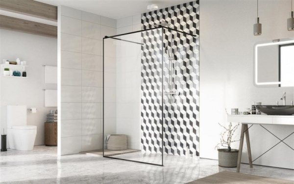 Душевая перегородка RADAWAY Modo New Black 389074-54-56