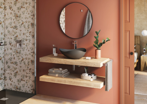 Раковина накладная (57х37,5) Roca Ruy Ohtake 327A13660 кофе матовый