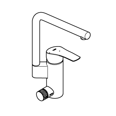 Смеситель для кухни Grohe Eurosmart CoolStart 31787 001 (31787001) хром