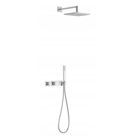 Душевой комплект Tres 20725211, скрытый термостат, глянец, хром