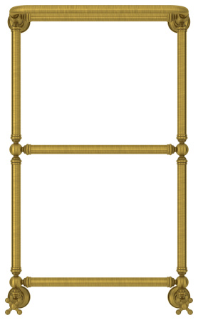 Полотенцесушитель Водяной Сунержа Ренессанс 1386 (86х50) Состаренная Латунь 051-0281-8650