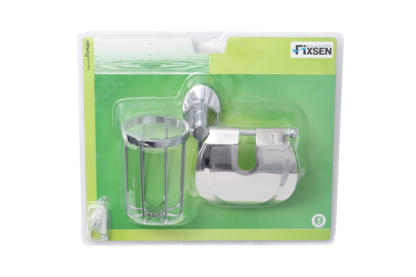 Бумагодержатель с держателем освежителя FIXSEN Europa FX-21809+10