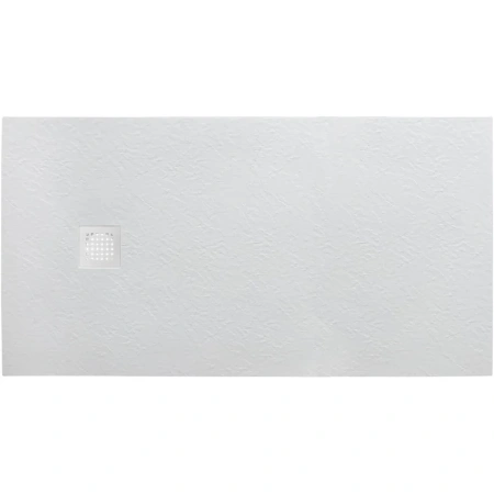 Поддон из искусственного мрамора BelBagno TRAY-MR-UNO-AH-170/80-35-W-BO с сифоном белый матовый