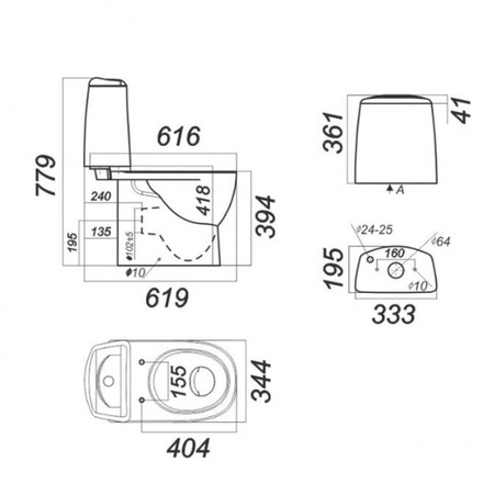 Унитаз-компакт Sanita Luxe Best BSTSLCC01020522