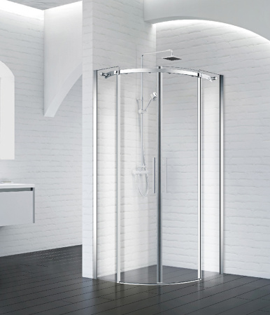 Душевой уголок (90х90) BelBagno ACQUA-R-2-90-C-Cr