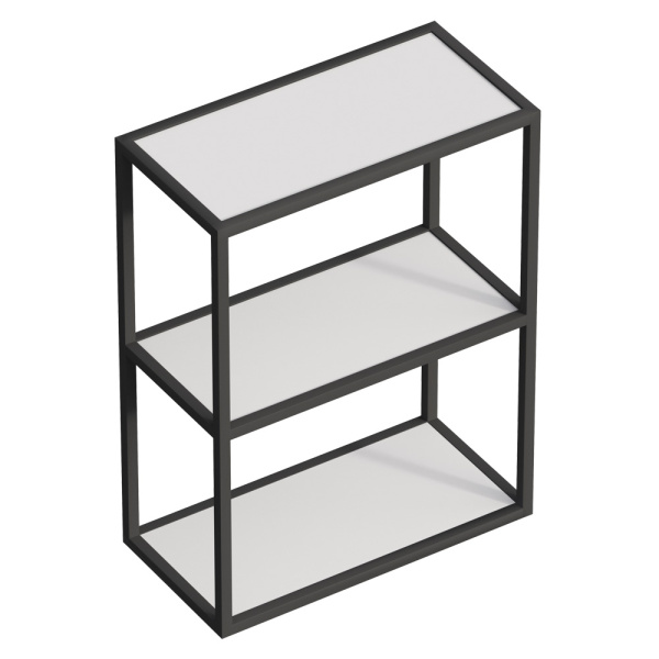 Металлическая двухъярусная сварная подвесная полка CEZARES CADRO-60/30/80-2C-SO-MET-ST