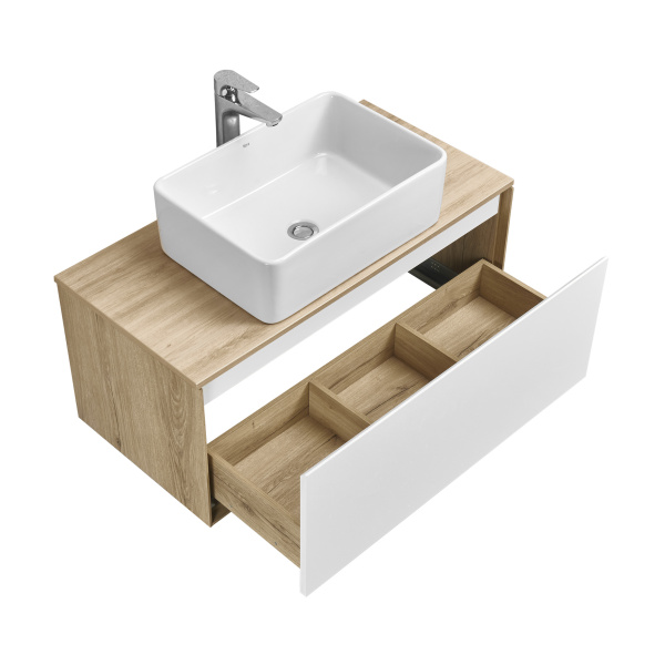 Тумба с раковиной Aquaton Либерти 90 1A2799K1LYC70 