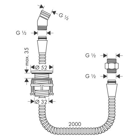 Держатель душа Hansgrohe 28307000