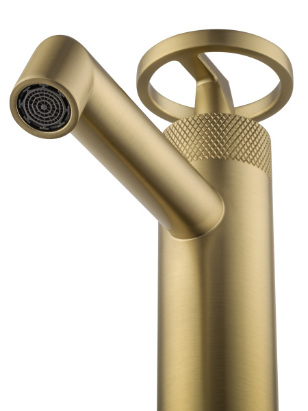 Смеситель для раковины WONZON & WOGHAND, брашированное золото WW-H1065-BG