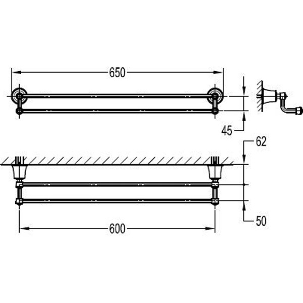 Полотенцедержатель CEZARES LIBERTY CZR-F-8982 Полотенцедержатель CEZARES LIBERTY CZR-F-8982