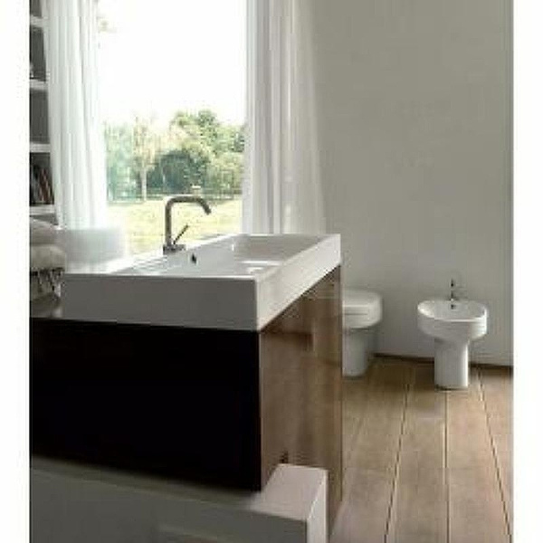 Раковина подвесная (80х45) Kerasan Cento 353301*1 белый