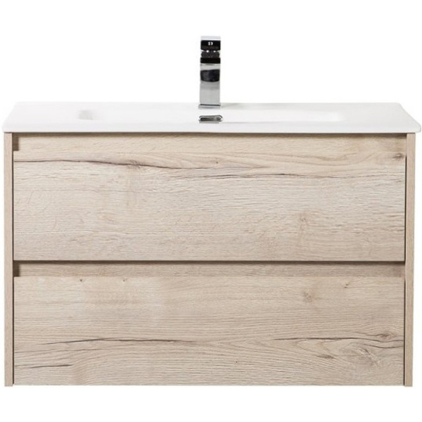 База под раковину подвесная BelBagno KRAFT-900-2C-SO-RGB Rovere Galifax Bianco