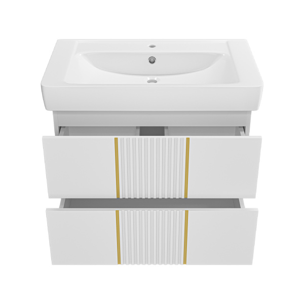 Тумба с раковиной 80 см Brevita Vega УТ000022670