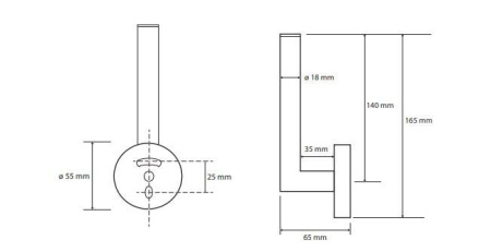 Держатель запасного рулона Bemeta White 104112034
