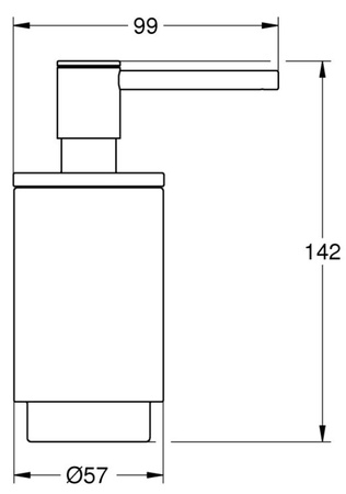 Дозатор жидкого мыла GROHE Selection 41218KF0