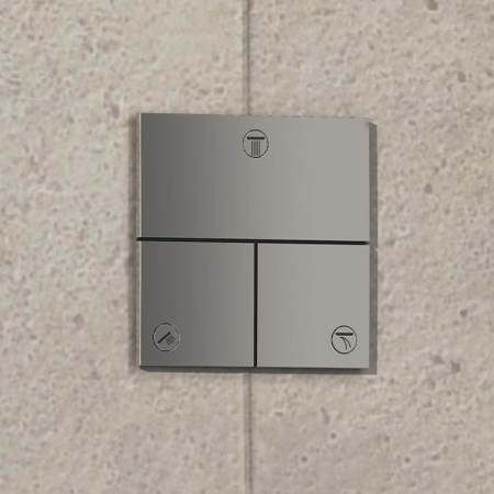 Переключатель потоков на 3 положения Hansgrohe ShowerSelect Comfort E 15573000 хром