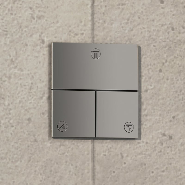 Переключатель потоков на 3 положения Hansgrohe ShowerSelect Comfort E 15573000 хром