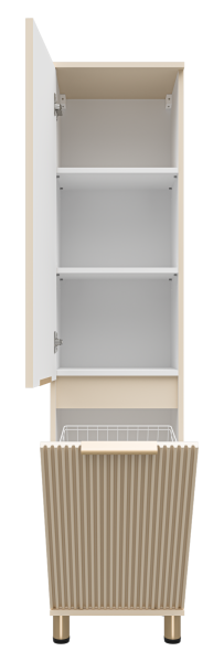 Пенал с бельевой корзиной Brevita Enfida 40 ENF-05040-030БкL